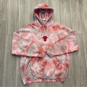 Pink Chicago Bulls Hoodie